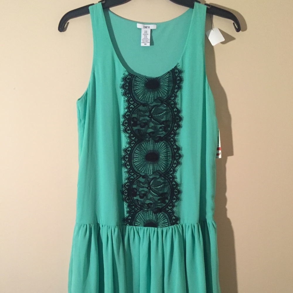 Aqua green dress by Bar 111 size x small new